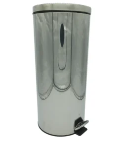 Cesto para Basura Acero 30L-8G con Pedal Bolsa 23