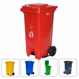 Cesto para Basura 120L-32G Reciclaje Ruedas y Tapa accionada por Pedal Bolsa38
